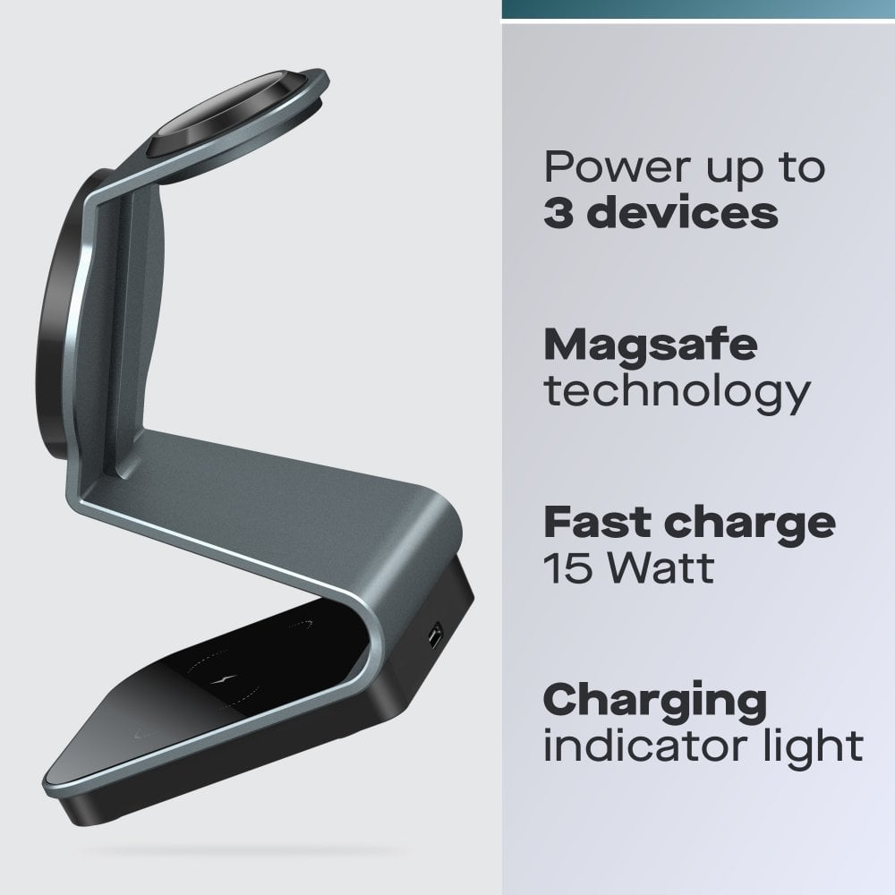3-in-1 Magnetic Wireless Apple Charging Station