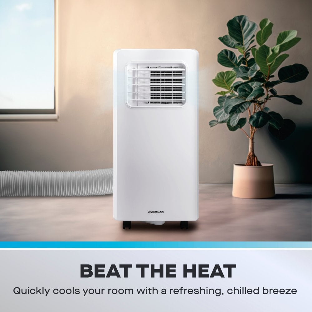 3-in-1 Portable Air Conditioner Unit with Fan & Dehumidifier, 7000 BTU