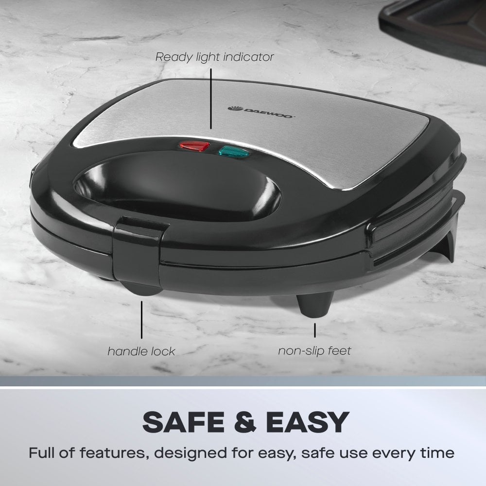 3-in-1 Sandwich, Panini, Crimp Maker