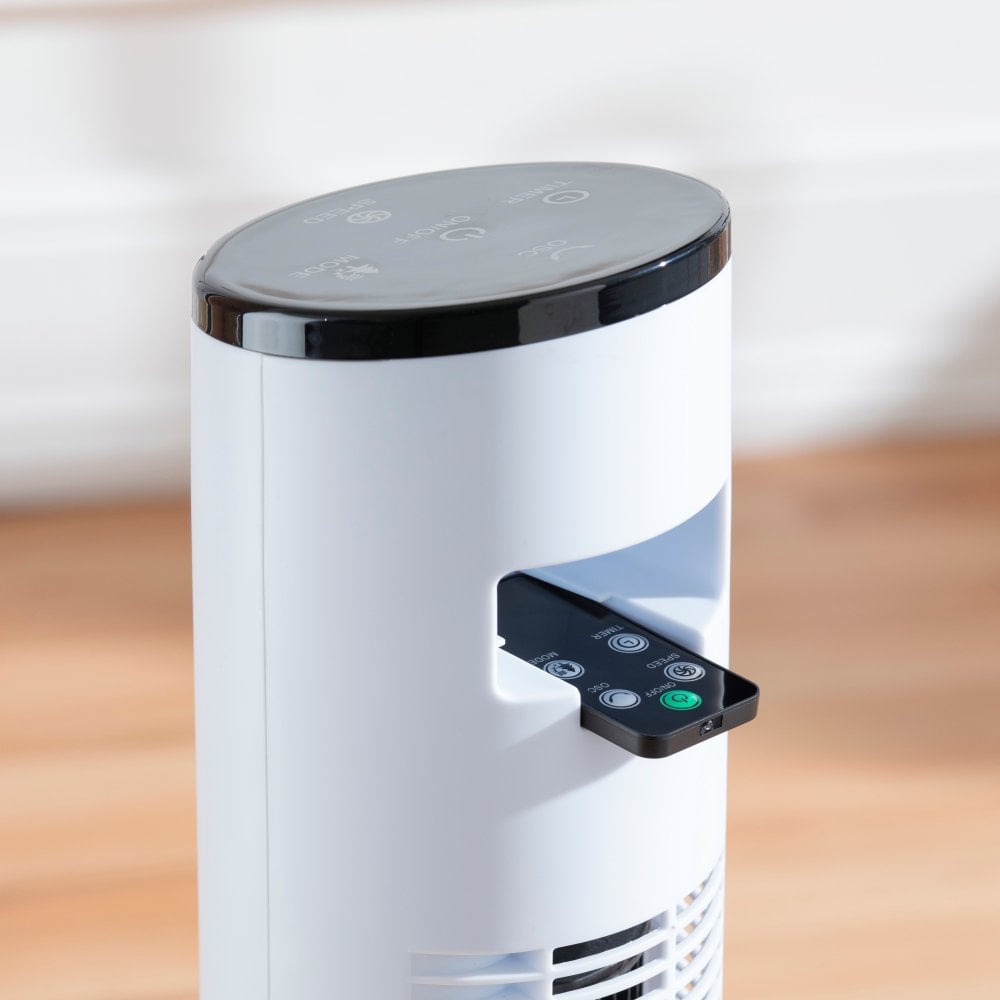 36" Slimline Oscillating Tower Fan with Remote Control