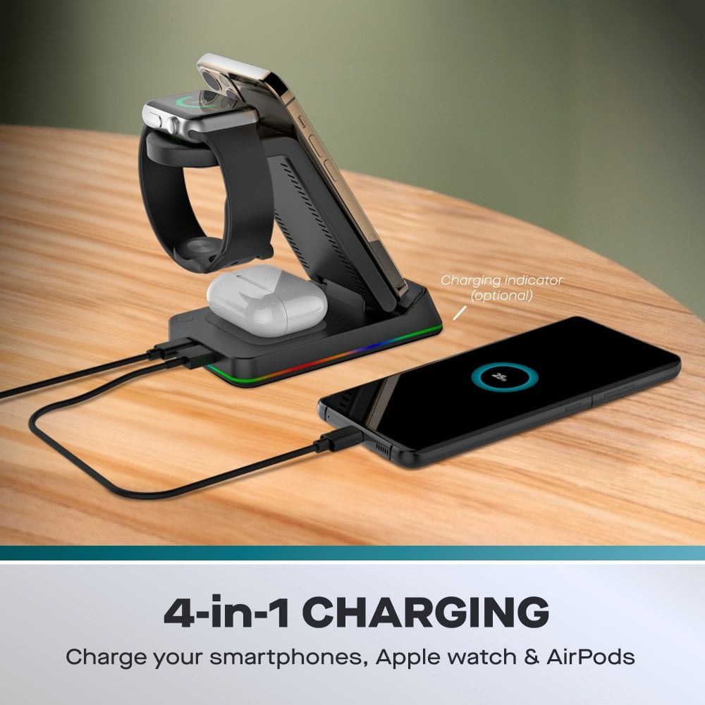 5-in-1 Foldable Wireless Charging Station