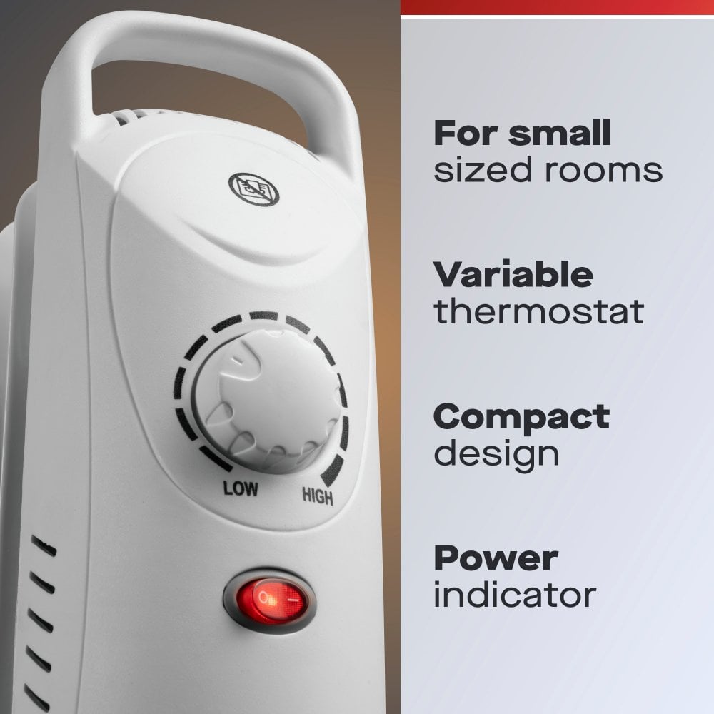 650W Mini Oil Filled Radiator