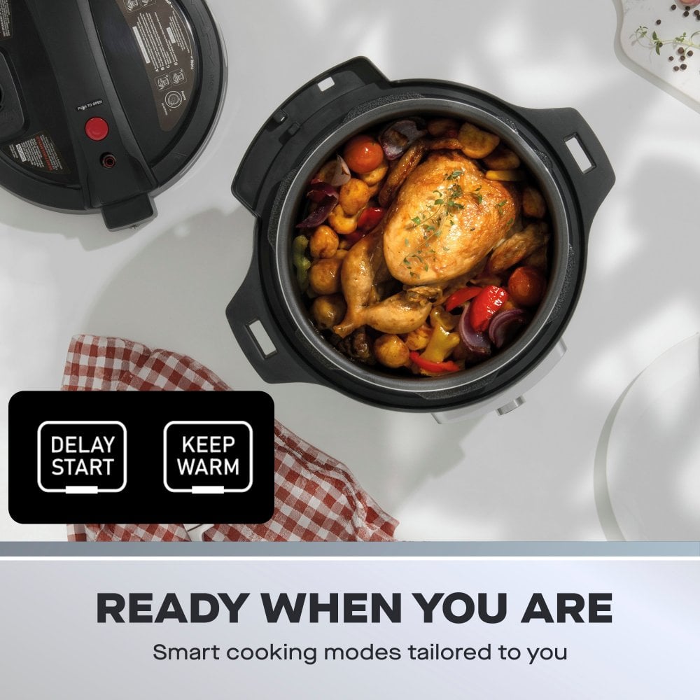 6L 2-in-1 Air Fryer Pressure Cooker