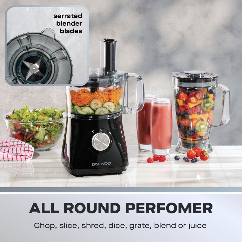 750W 2L Food Processor & 1.8L Blender Combo