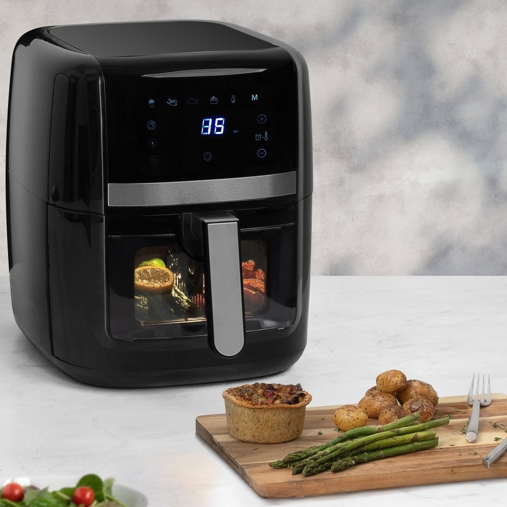 8L Air Fryer with Window & Divider