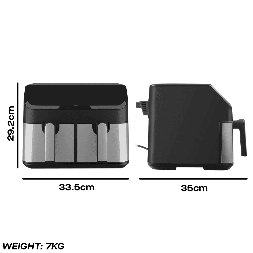 9L Digital Double Drawer Air Fryer