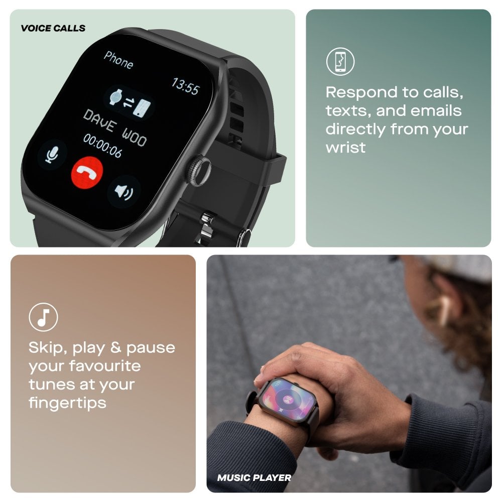 Active+ Smartwatch with Voice Call Function