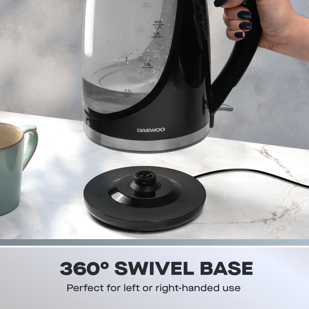 Black 1.7L Colour Changing Kettle