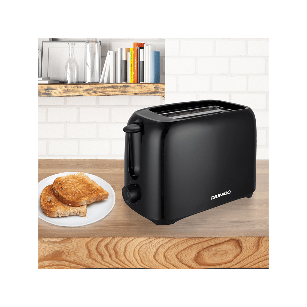 Black Essentials 2-Slice Toaster
