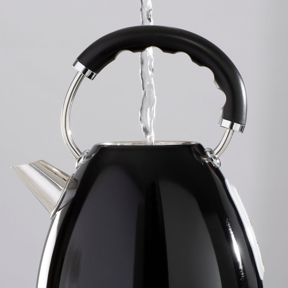 Black Kensington 1.7L Pyramid Kettle