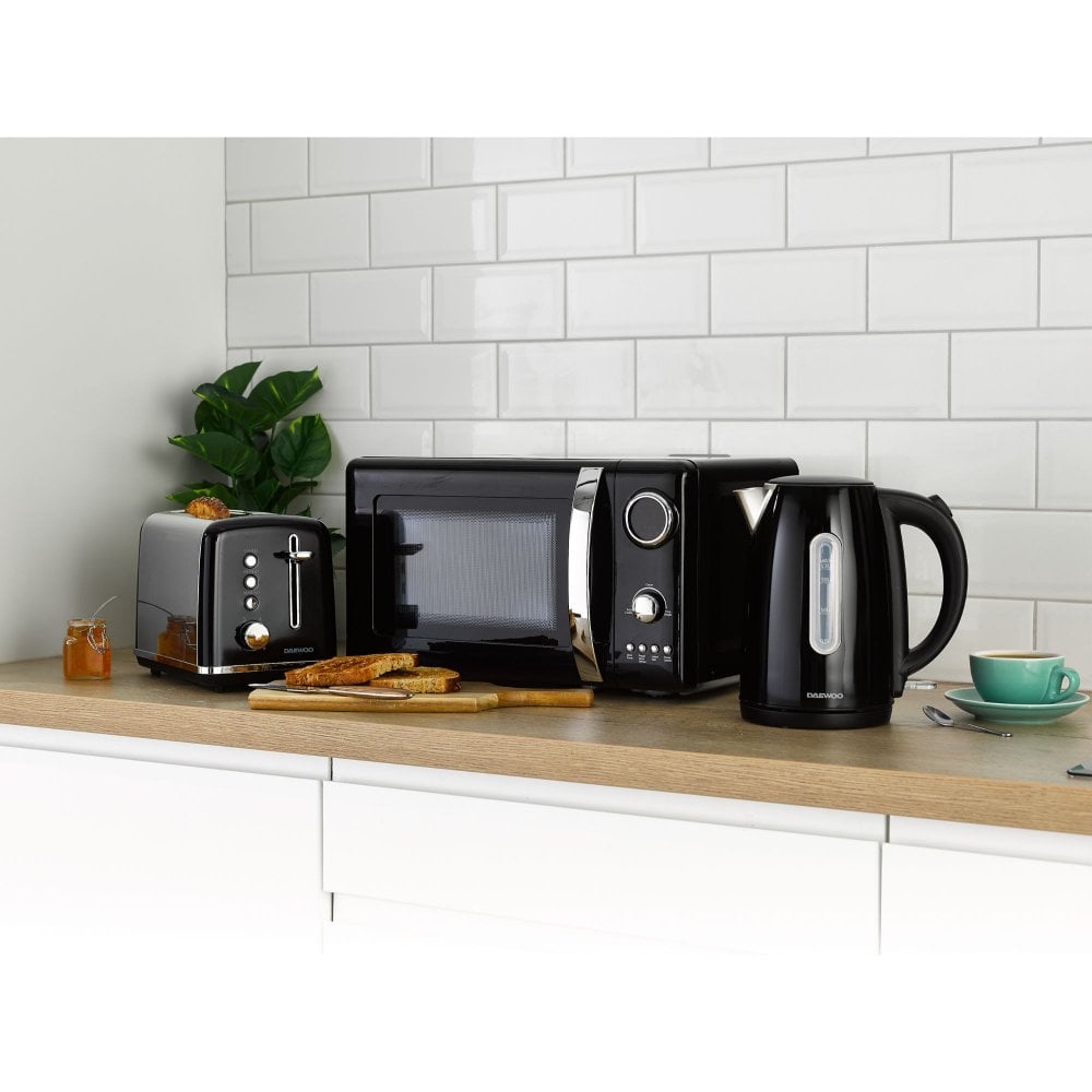 Black Kensington 2 Slice Toaster
