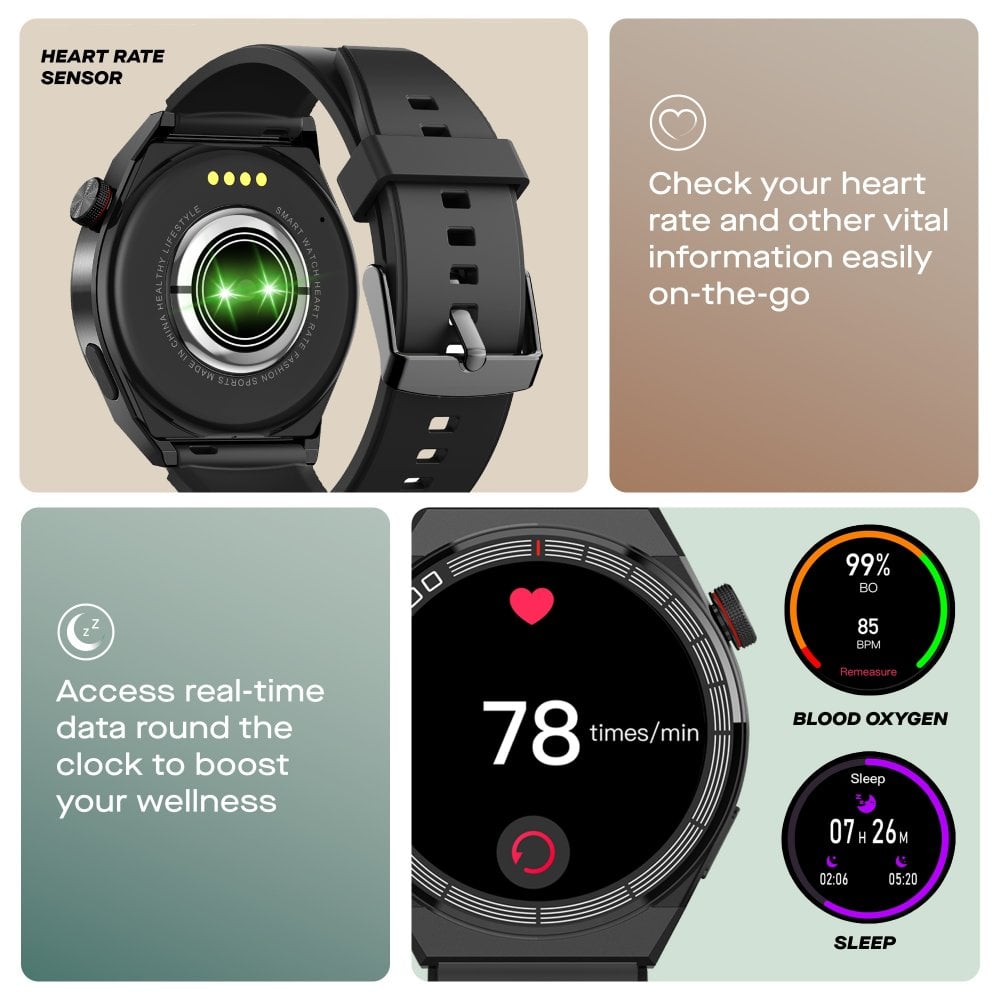 CNX+ Smartwatch with Voice Call Function