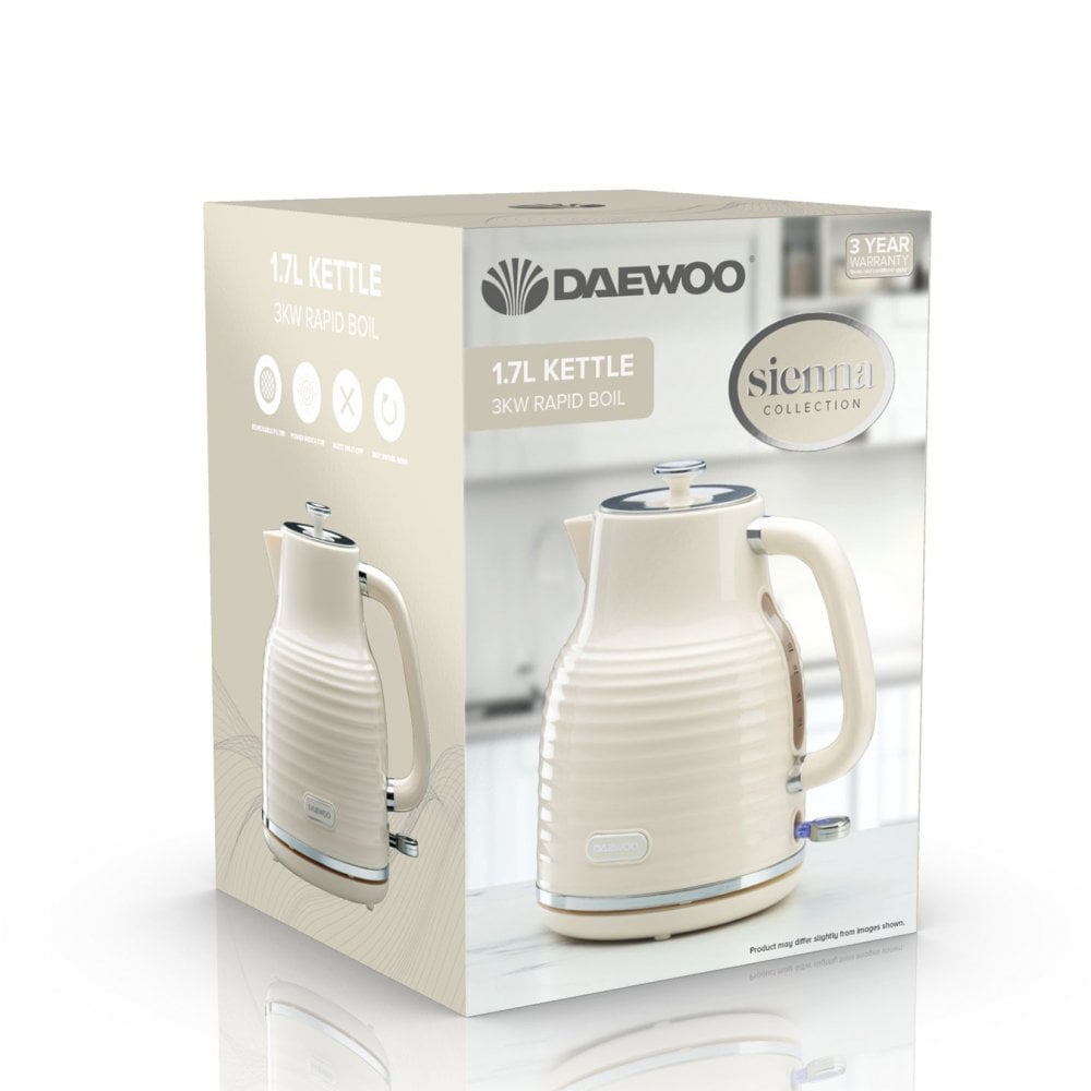 Cream Sienna 1.7L Jug Kettle