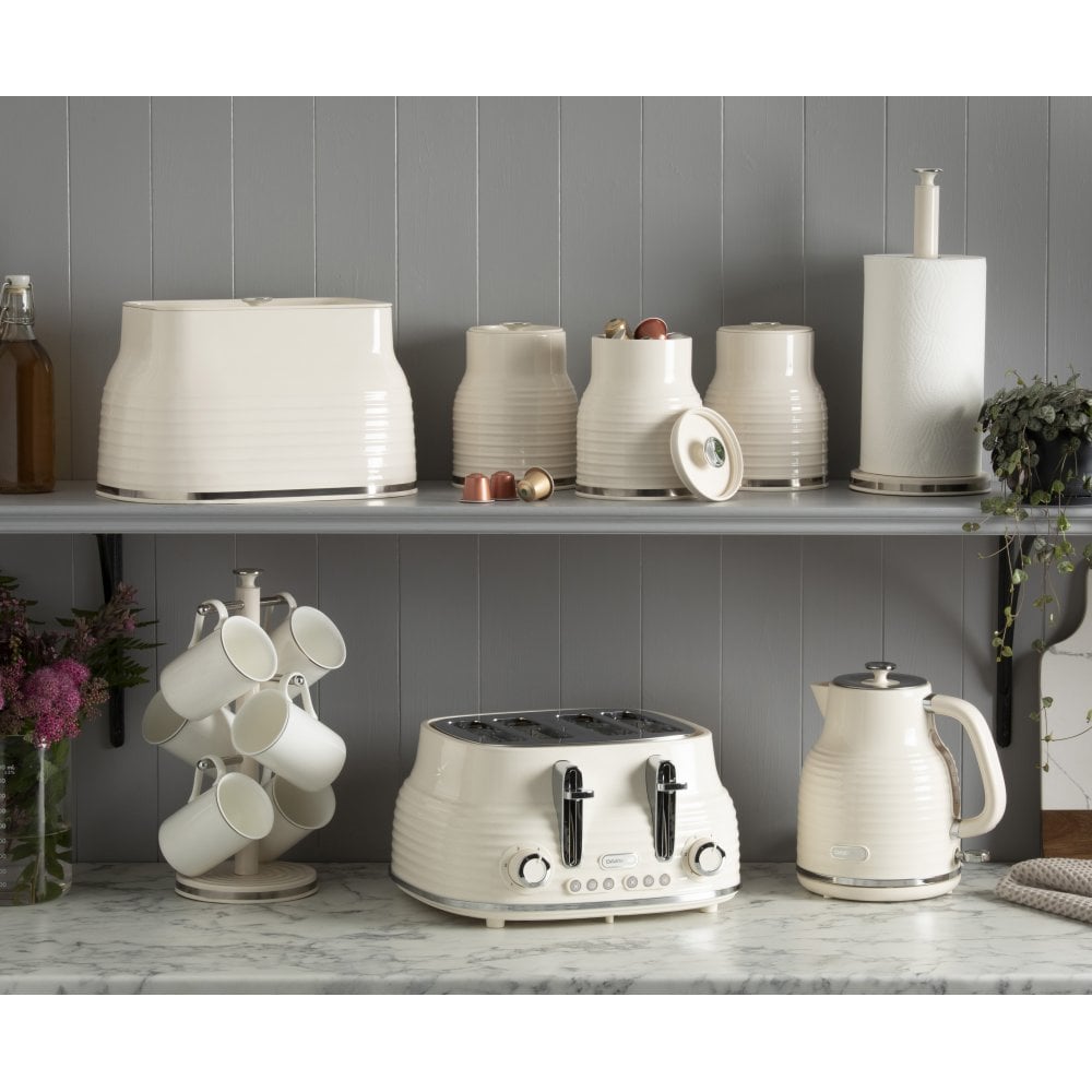 Cream Sienna 4 Slice Toaster