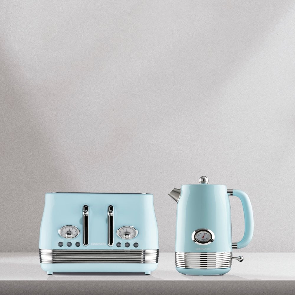 Denver Sky Blue 4-Slice Toaster