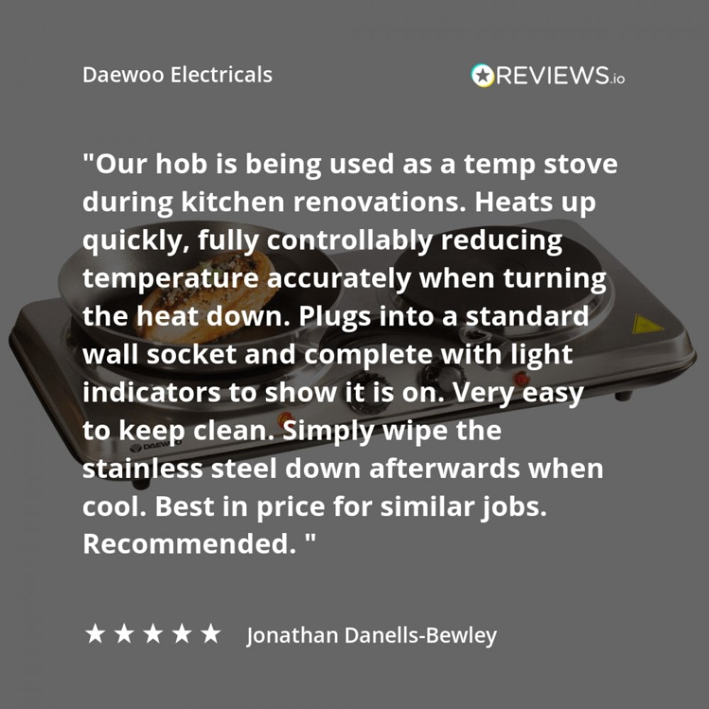 Double 2500W Stainless Steel Hot Plate