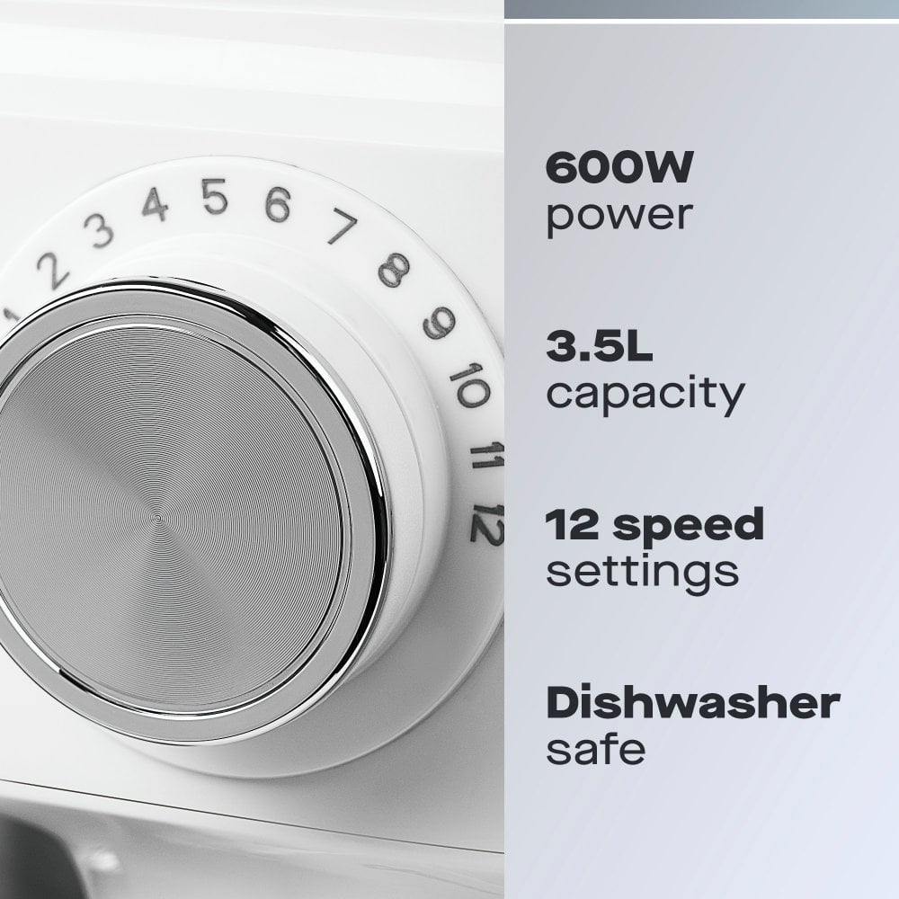 Essentials 600W 3.5L Baking Stand Mixer