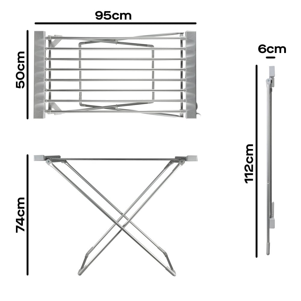 Foldable Electric Heated Clothes Airer