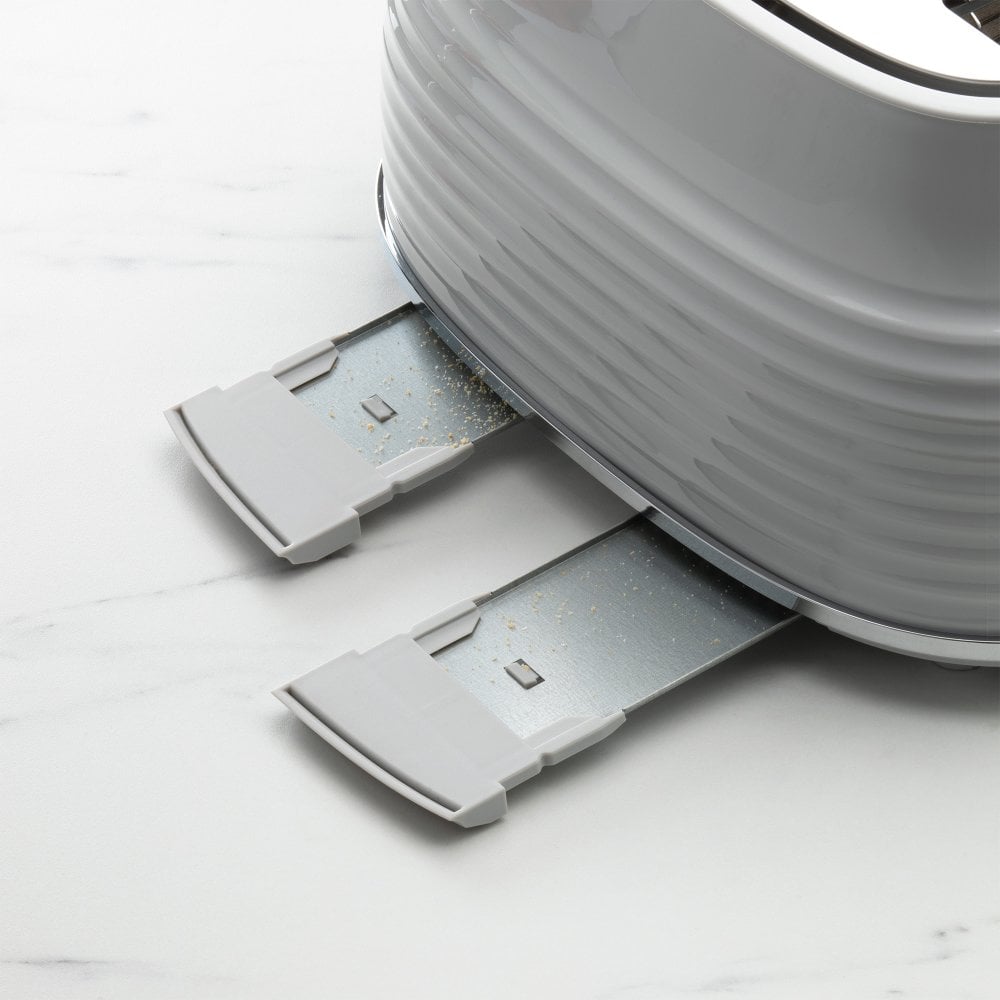 Grey Sienna 4 Slice Toaster