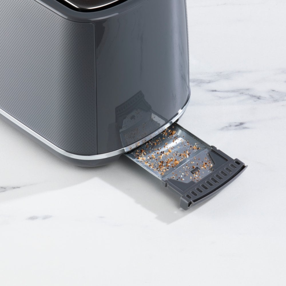 Grey Stirling 2 Slice Toaster