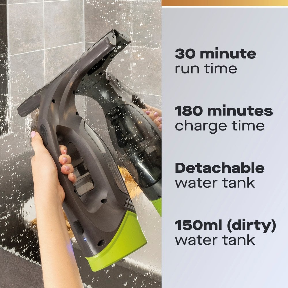 Hurricane Clearvac Rechargeable Handheld Window Vac