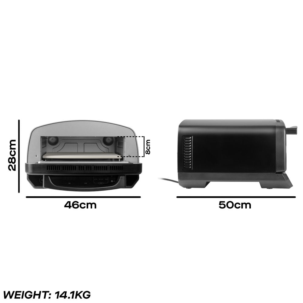 Daewoo NapoliCasa 12” Indoor Electric Pizza Oven