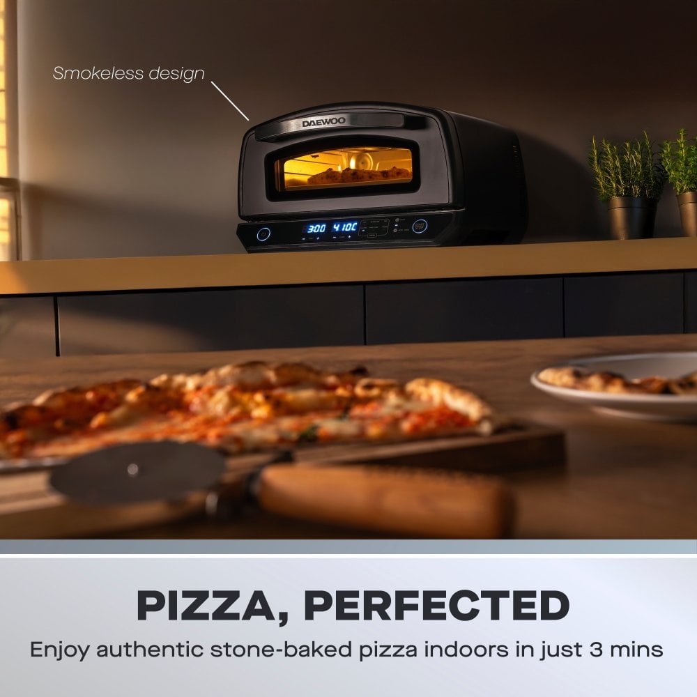 Daewoo NapoliCasa 12” Indoor Electric Pizza Oven