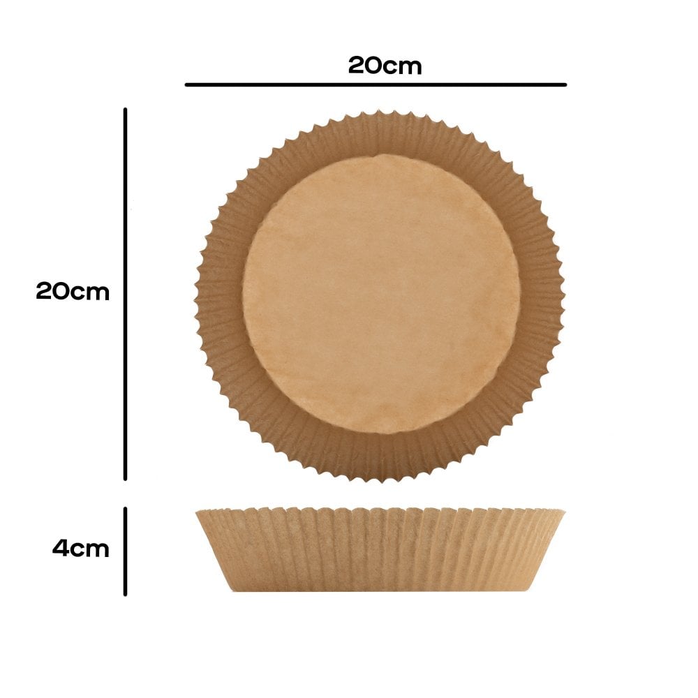 Prochef 20cm Round Air Fryer Paper Liners, 50pk