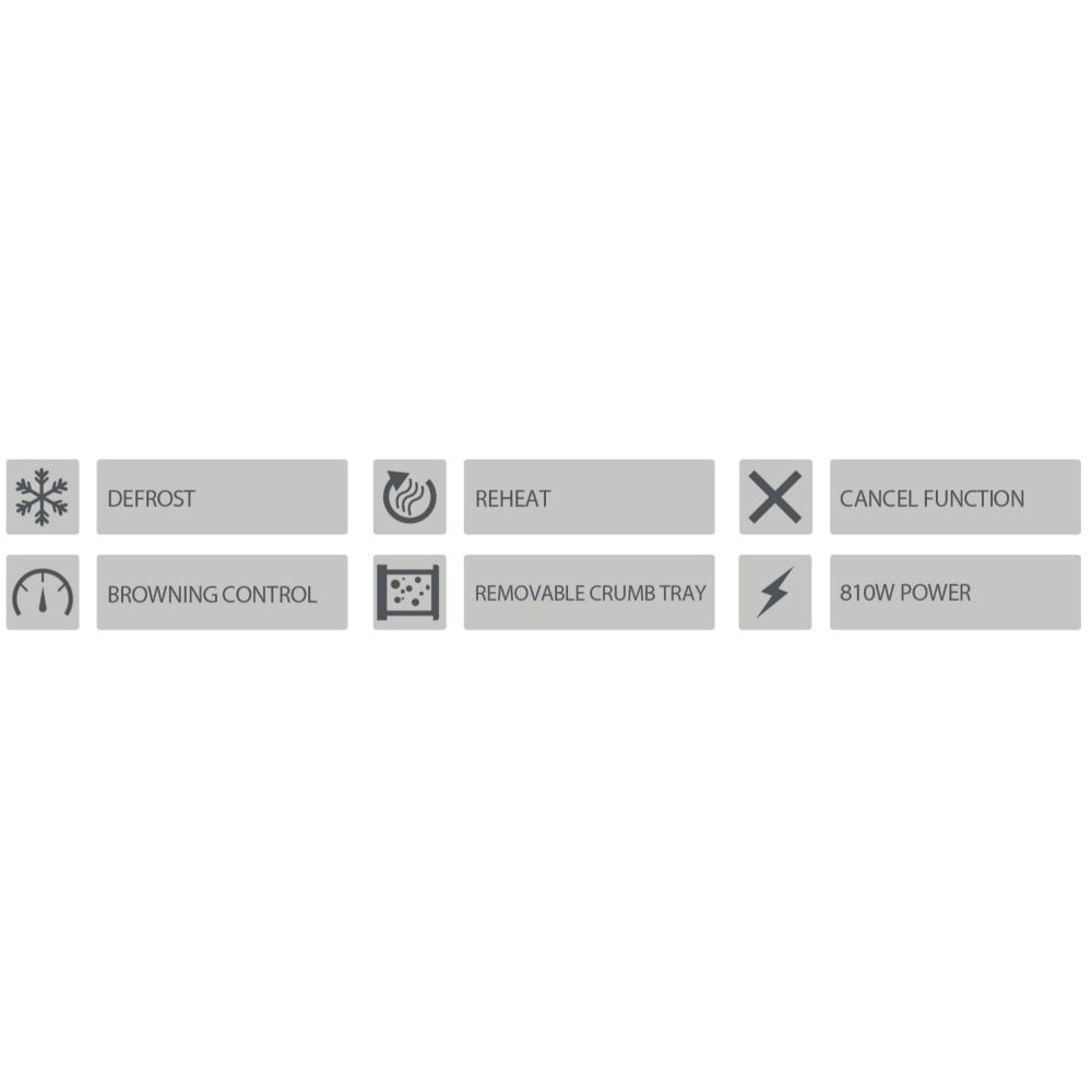 Red Kensington 2 Slice Toaster