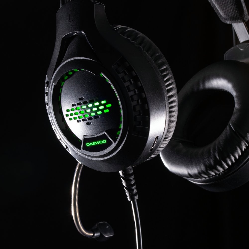 RGB Light Up Wired Gaming Headphones