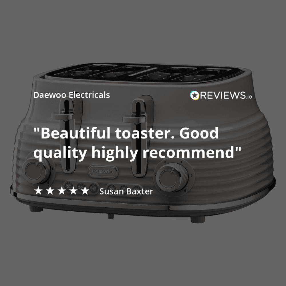 Taupe Sienna 4 Slice Toaster