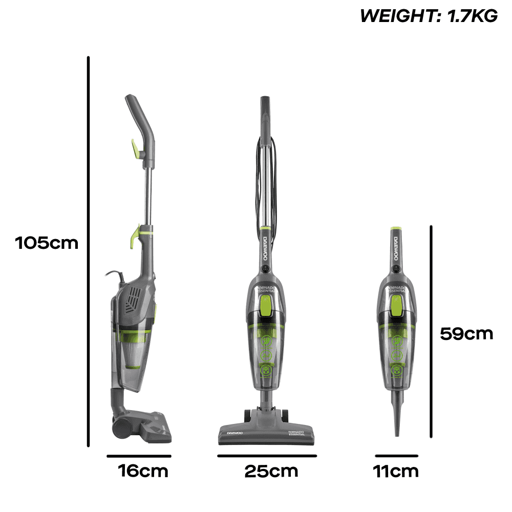 Tornado Essential 600W 2-in-1 Corded Vacuum Cleaner