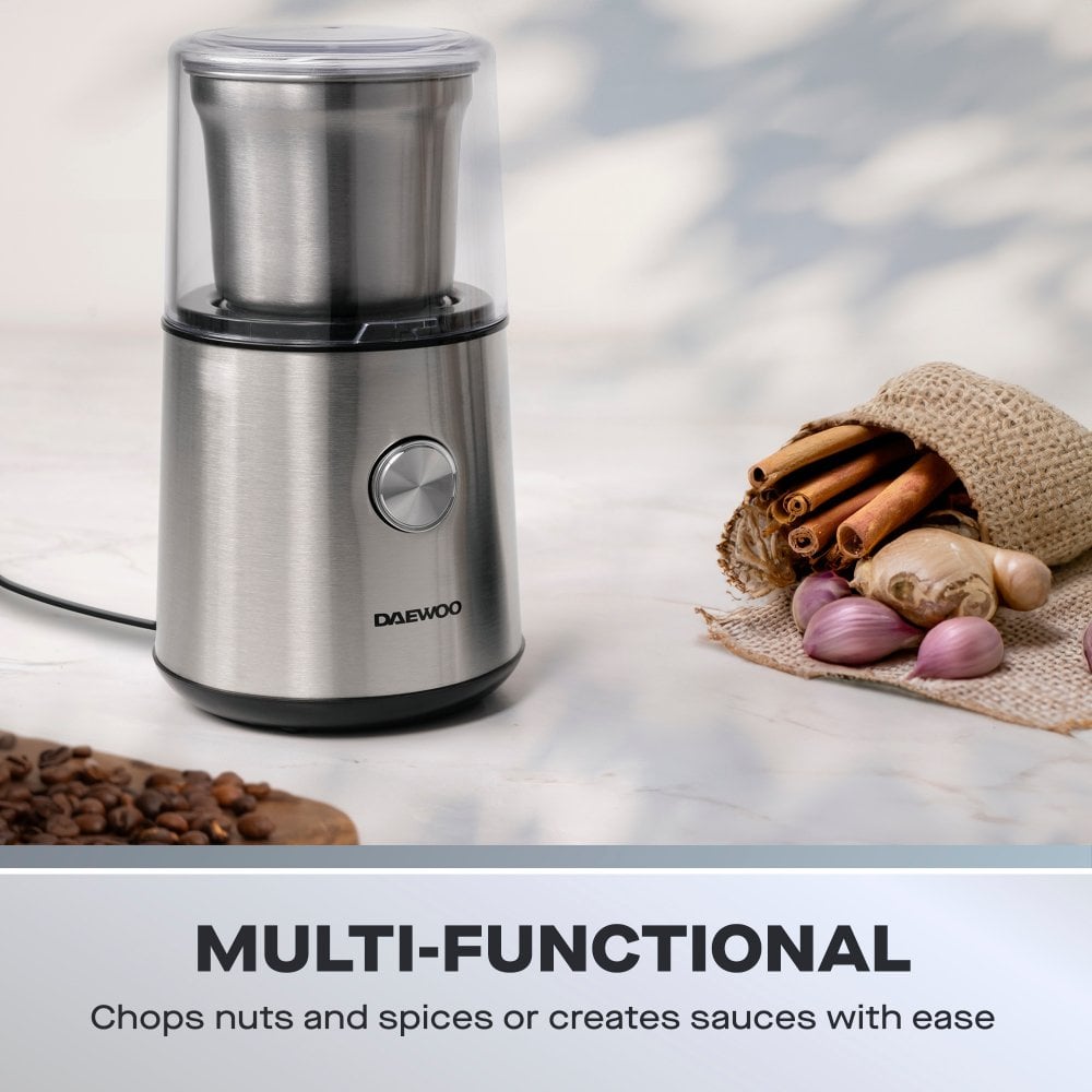 Wet & Dry Coffee & Spice Grinder, Stainless Steel