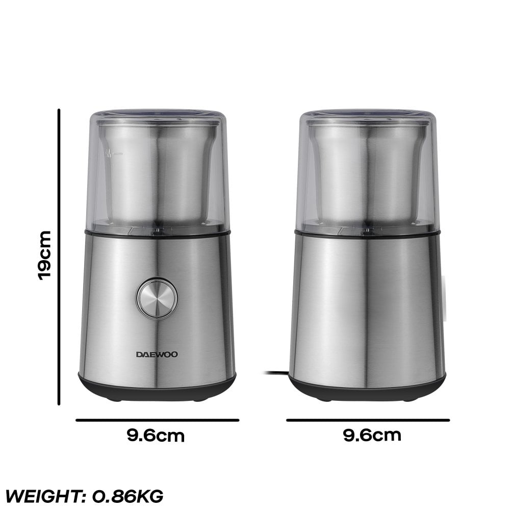 Wet & Dry Coffee & Spice Grinder, Stainless Steel